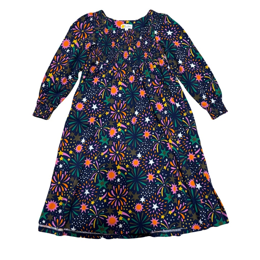 Mini Boden Fireworks‎ multicolor maxi dress girls 7-8 yrs old